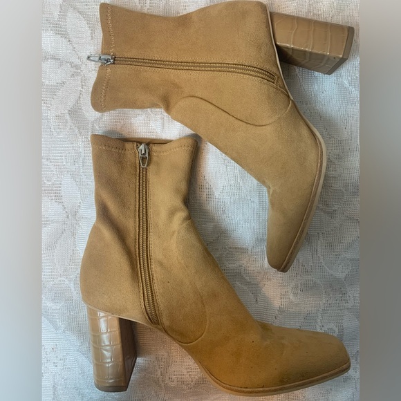 DOLCE VITA BOOTS ANKLE SUEDE TAN😍 - Picture 2 of 8